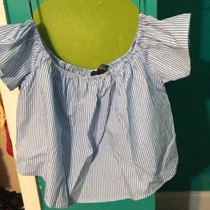 off the shoulder crop top